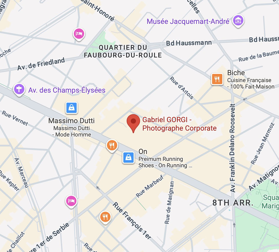 Studio photographe portrait Paris 8ème - Gabriel GORGI